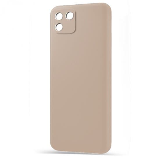 Husa spate pentru Samsung A03 - Silicon Line Maro Deschis