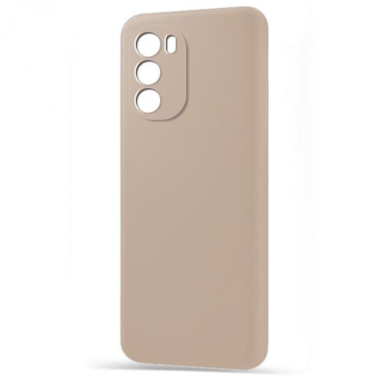 Husa spate pentru Motorola Moto G62 - Silicon Line Maro
