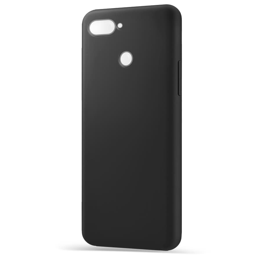 Husa spate pentru Oppo A12 - Silicon Line Negru
