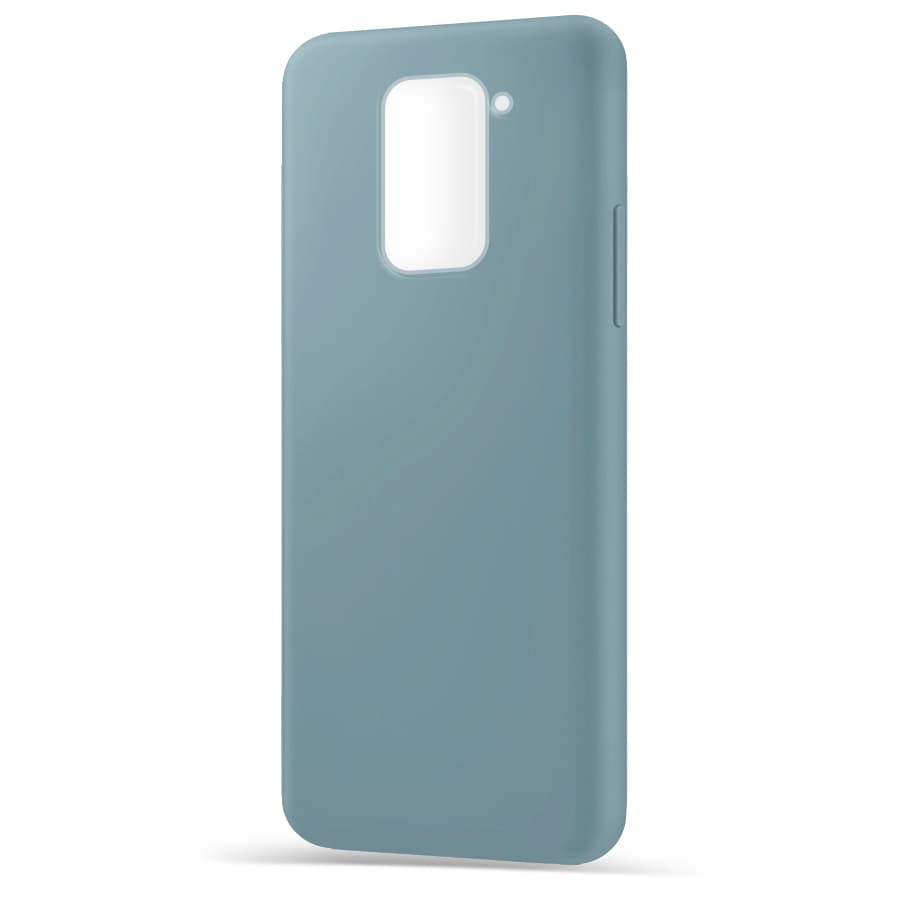Husa spate pentru Xiaomi Redmi Note 9 - Silicon Line Gri