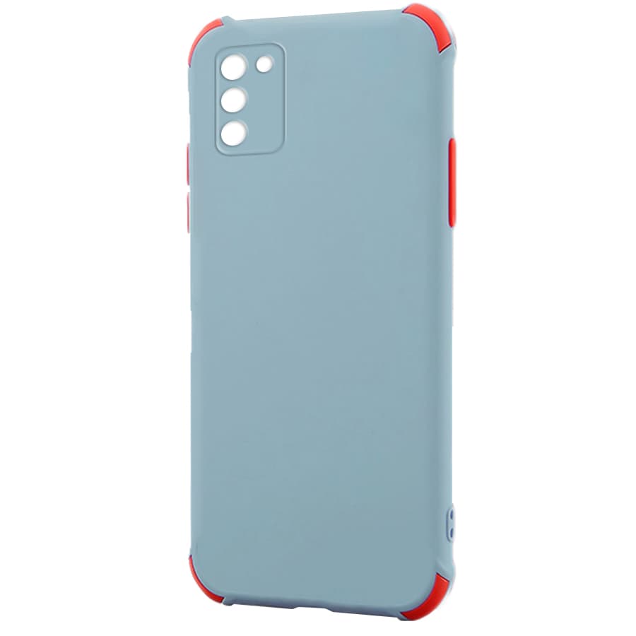 Husa spate pentru Samsung Galaxy A02s - Air Matte Case Gri/Rosu