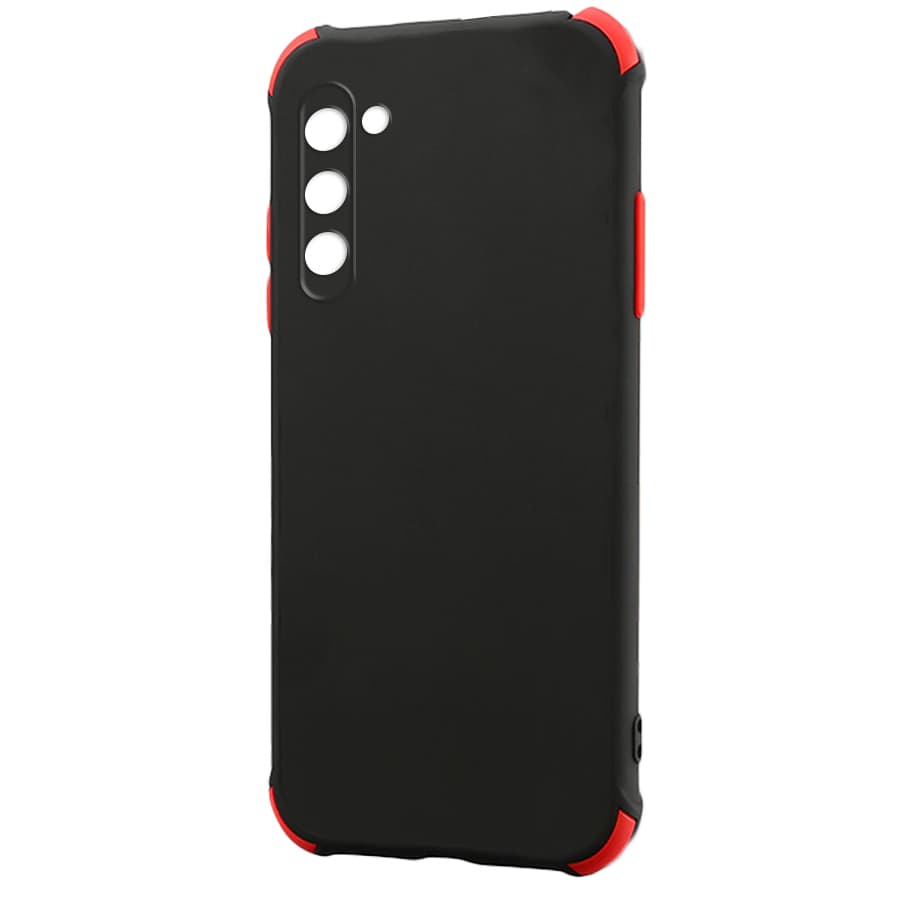 Husa spate pentru Samsung Galaxy S21 - Air Matte Case Negru/Rosu