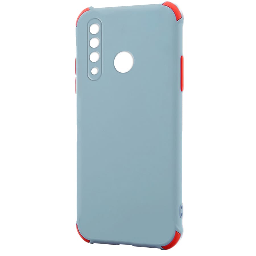 Husa spate pentru Huawei P40 Lite E - Air Matte Case Gri/Rosu