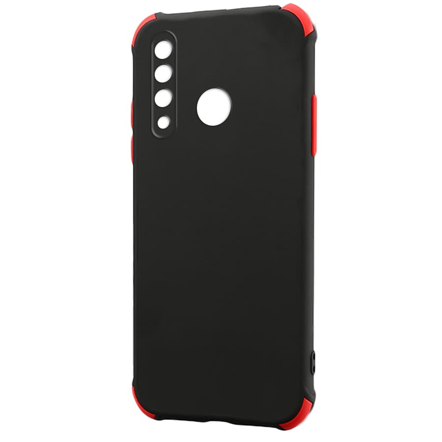 Husa spate pentru Huawei P40 Lite E - Air Matte Case Negru/Rosu