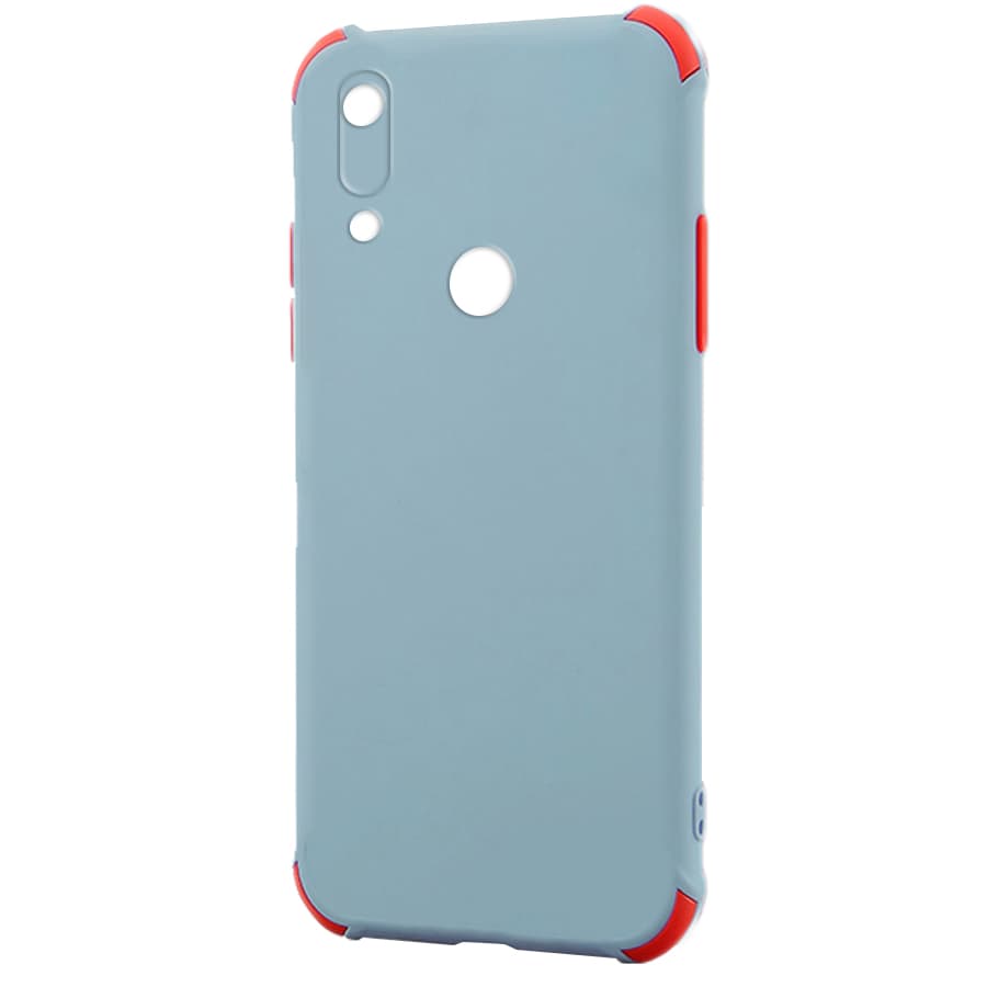 Husa spate pentru Huawei Y6 2019 - Air Matte Case Gri/Rosu