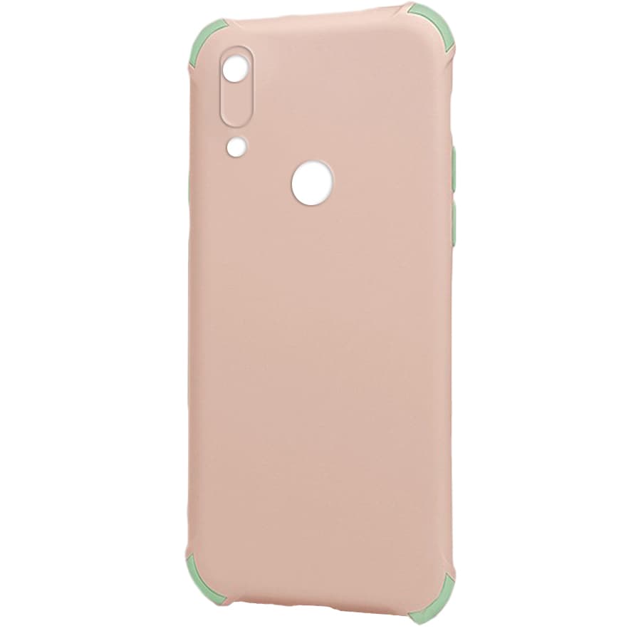 Husa spate pentru Huawei Y6 2019 - Air Matte Case Roz/Verde