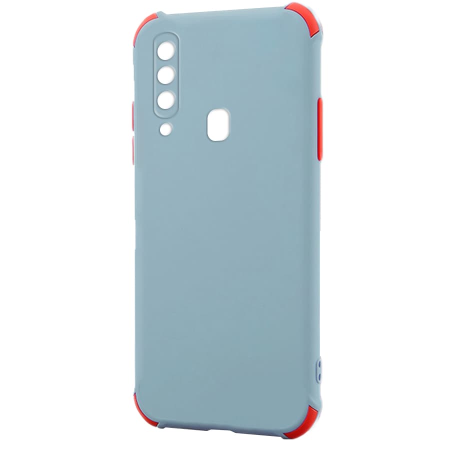 Husa spate pentru Samsung Galaxy A20s - Air Matte Case Gri/Rosu