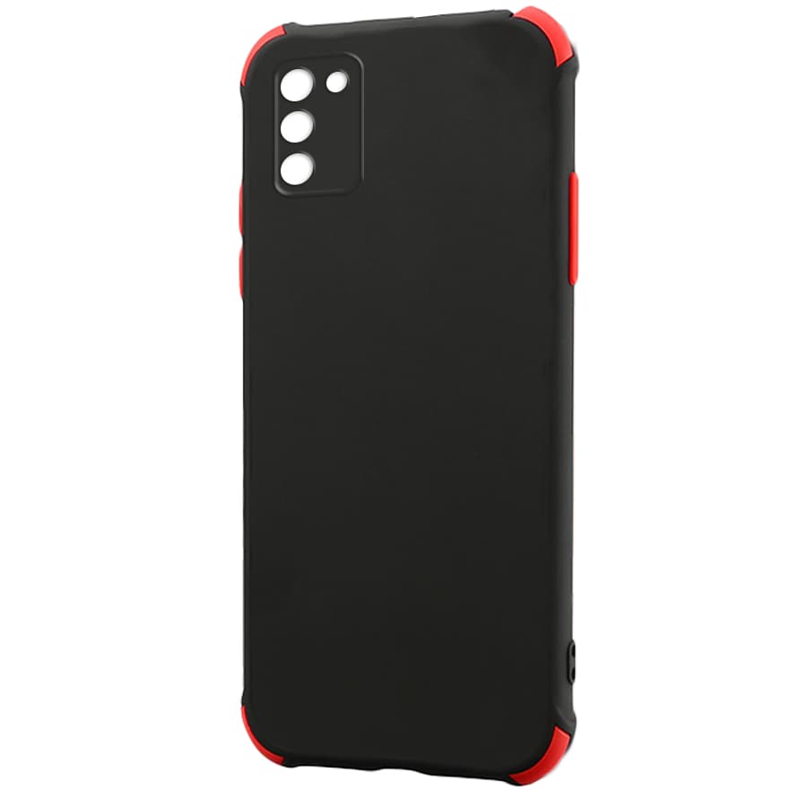 Husa spate pentru Samsung Galaxy A41 - Air Matte Case Negru/Rosu