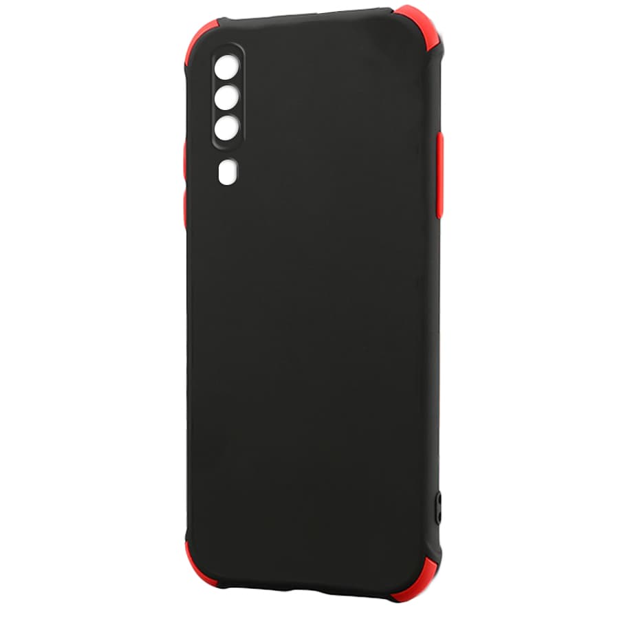 Husa spate pentru Samsung Galaxy A50 - Air Matte Case Negru/Rosu
