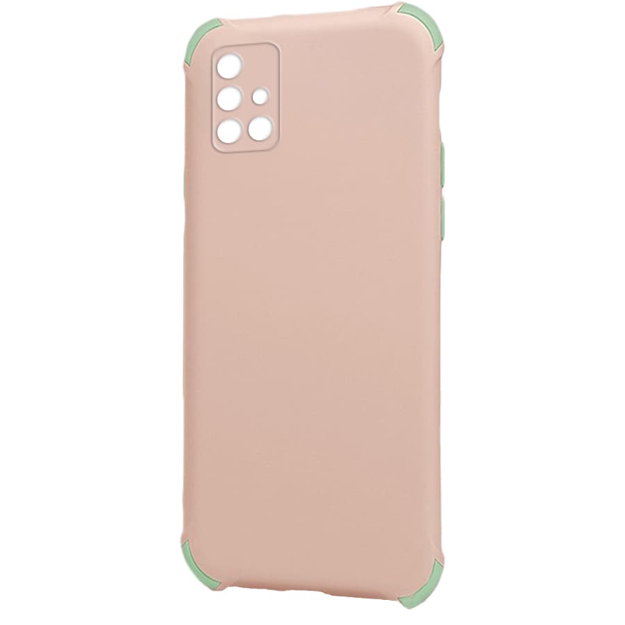 Husa spate pentru Samsung Galaxy A51 - Air Matte Case Roz/Verde
