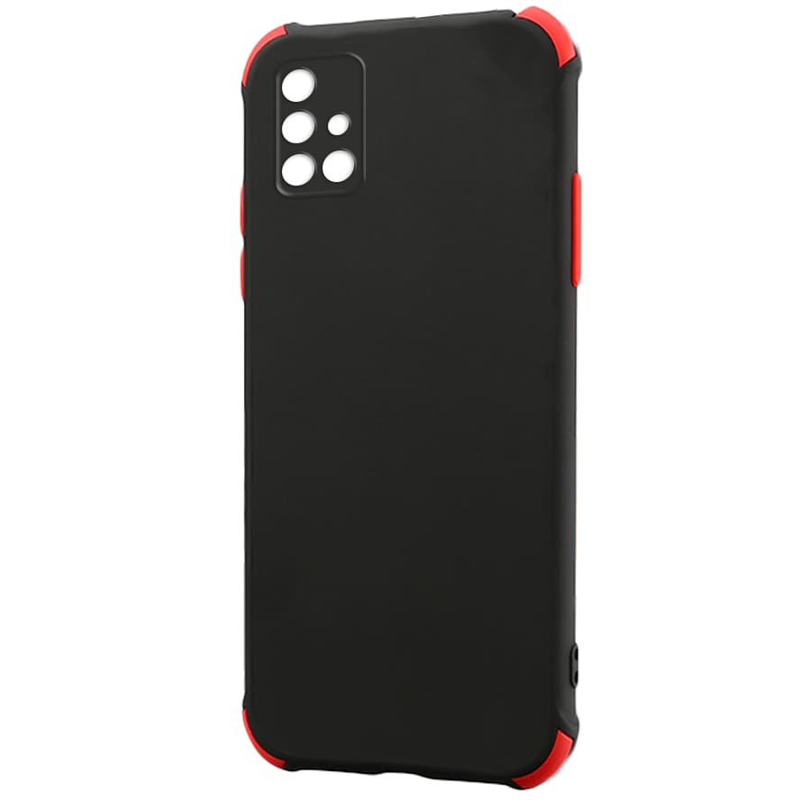 Husa spate pentru Samsung Galaxy M31s - Air Matte Case Negru/Rosu