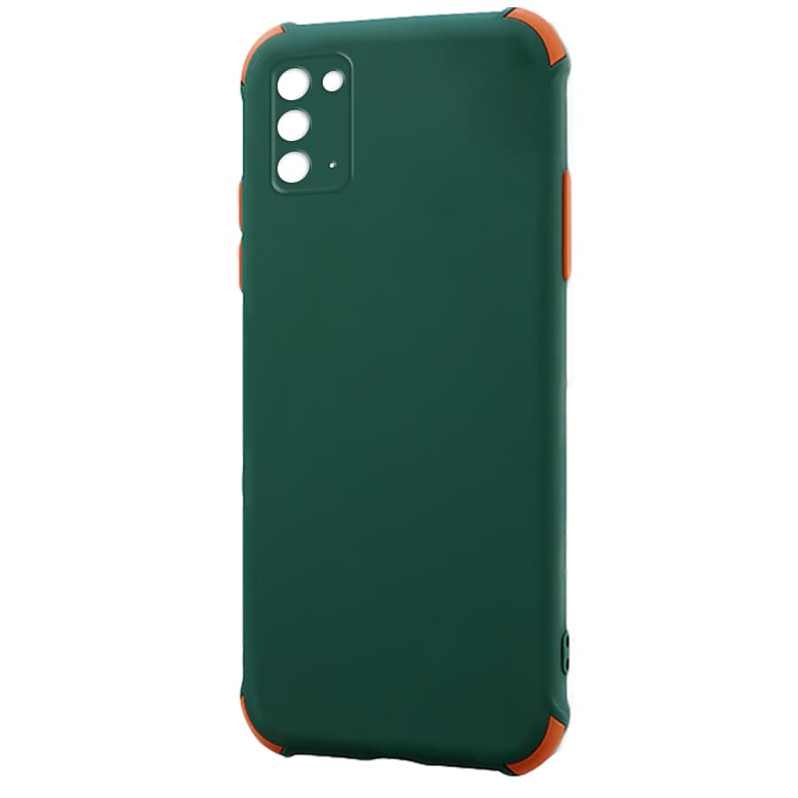 Husa spate pentru Samsung Galaxy Note 20 - Air Matte Case Verde/Portocaliu