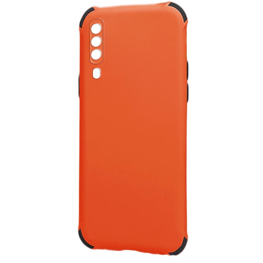 Husa spate pentru Samsung Galaxy A30s - Air Matte Case Portocaliu/Negru