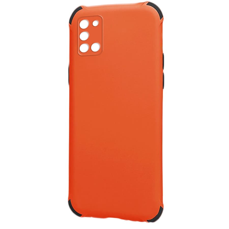 Husa spate pentru Samsung Galaxy A31 - Air Matte Case Portocaliu/Negru
