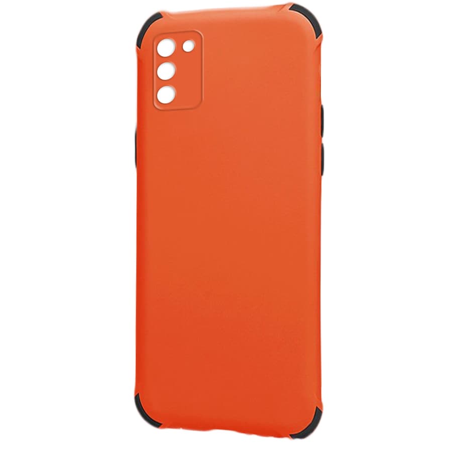 Husa spate pentru Samsung Galaxy A41 - Air Matte Case Portocaliu/Negru