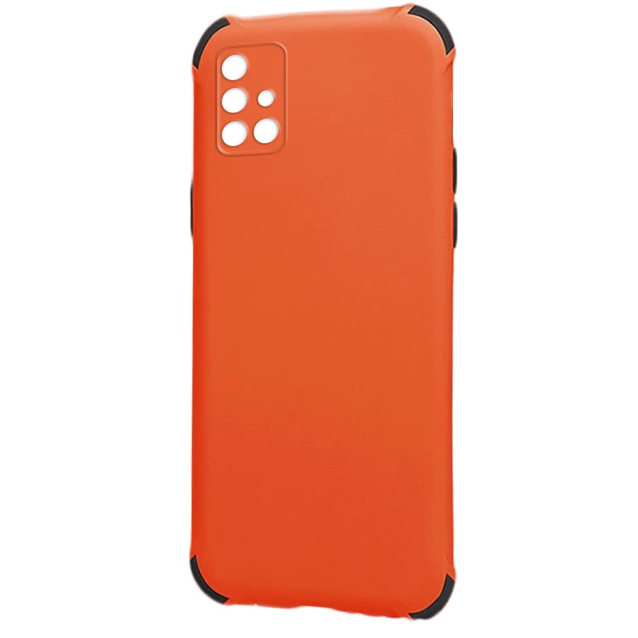 Husa spate pentru Samsung Galaxy A51 - Air Matte Case Portocaliu/Negru