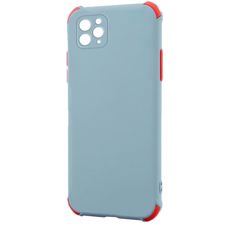 Husa spate pentru iPhone 12 Pro - Air Matte Case Gri/Rosu