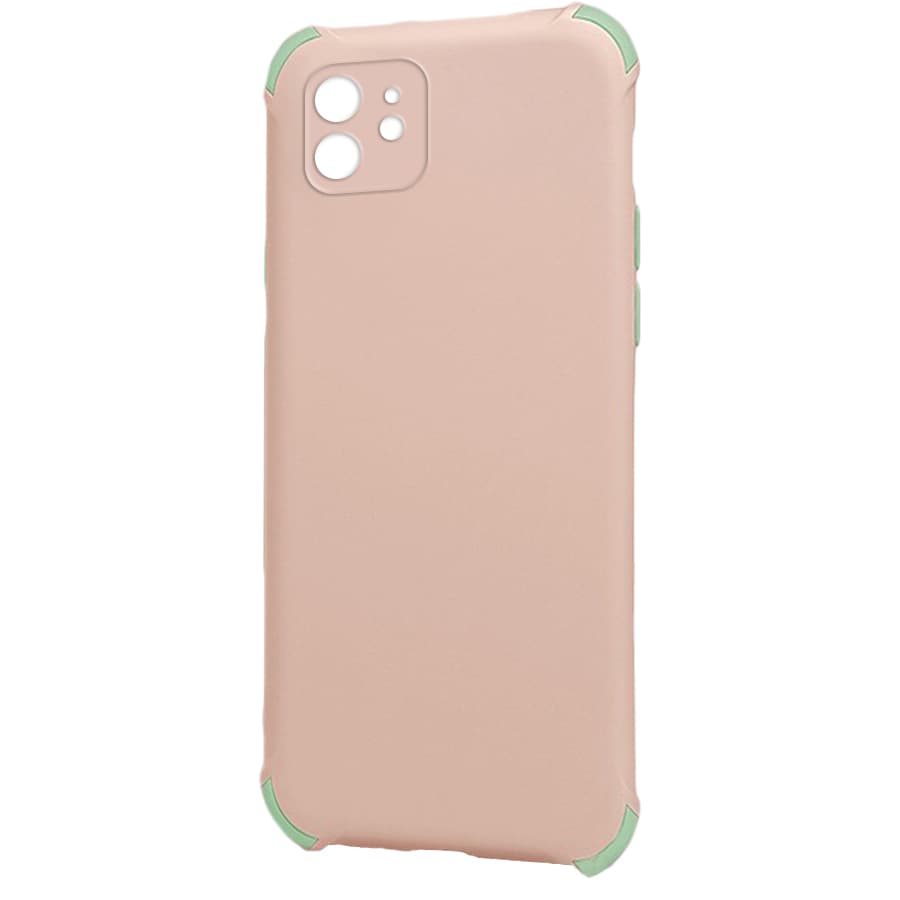 Husa spate pentru iPhone 12 Mini - Air Matte Case Roz/Verde