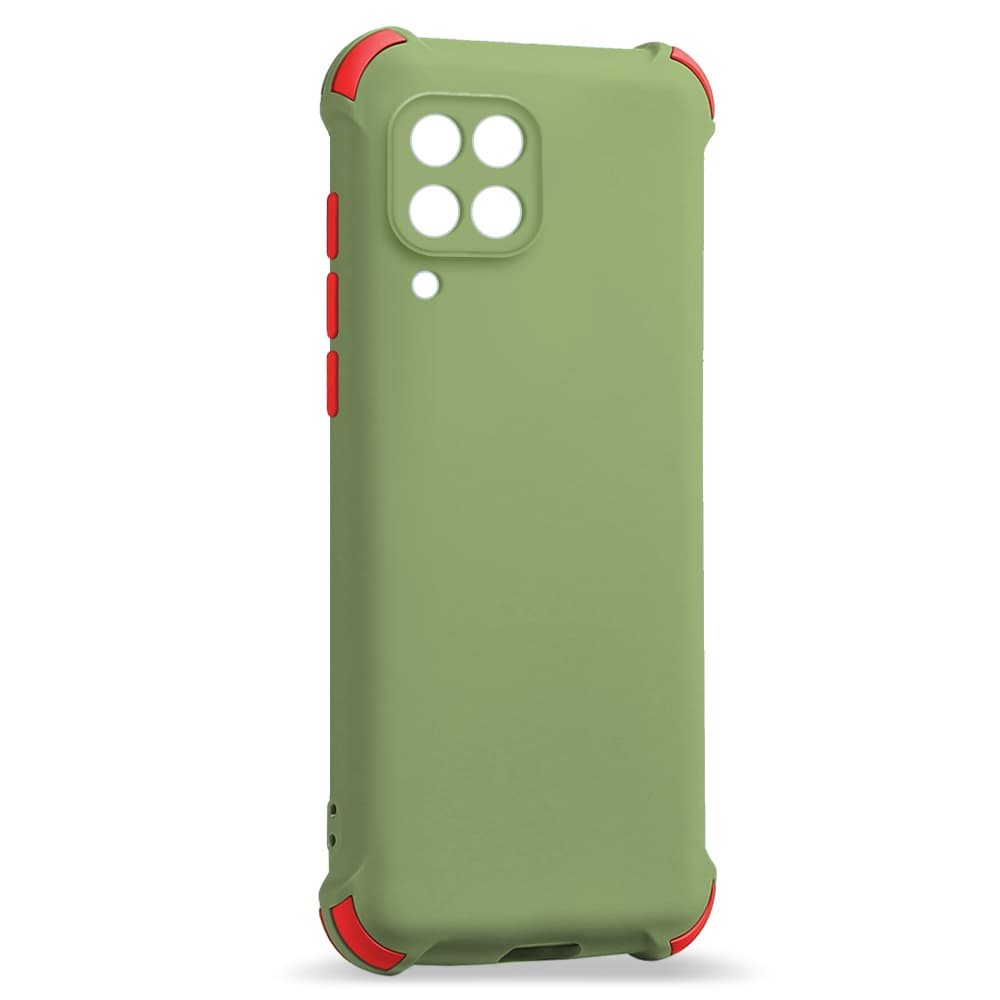 Husa spate pentru Samsung Galaxy A42 5G - Air Matte Case Verde/Rosu