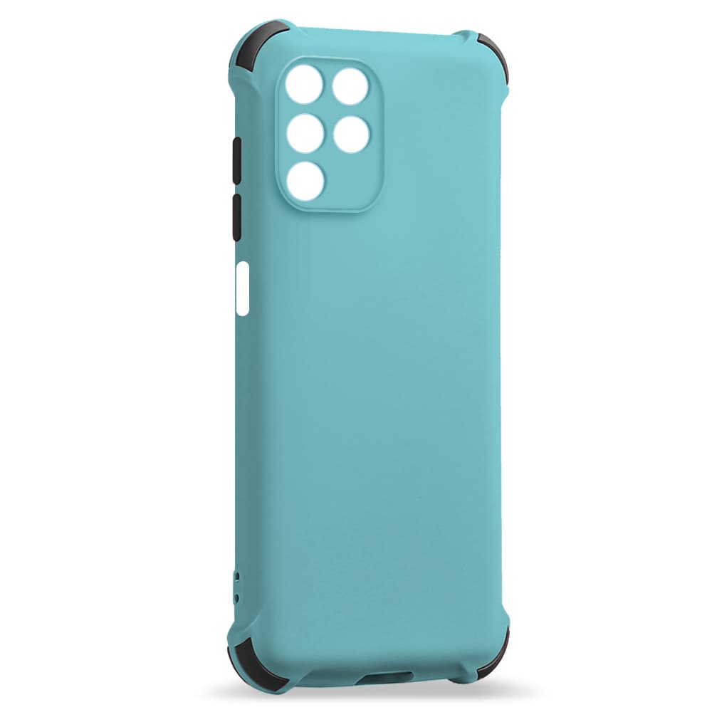 Husa spate pentru Samsung Galaxy A12 - Air Matte Case Bleu/Negru