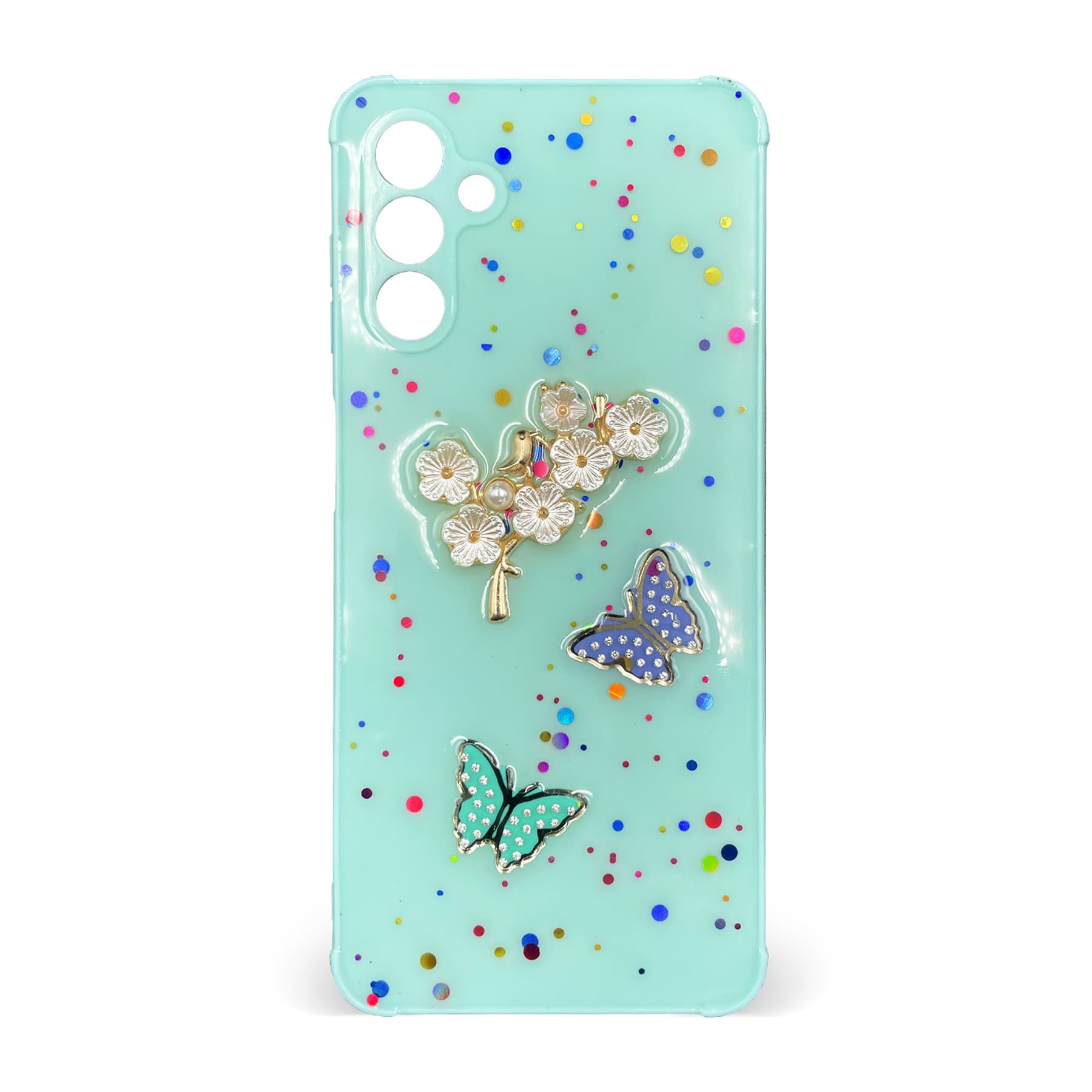 Husa spate pentru Samsung Galaxy A04S - Blossom Case Turcoaz