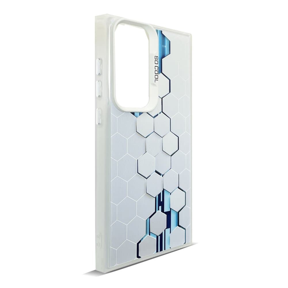 Husa spate pentru Samsung Galaxy S23 Ultra- Bozo case Alb
