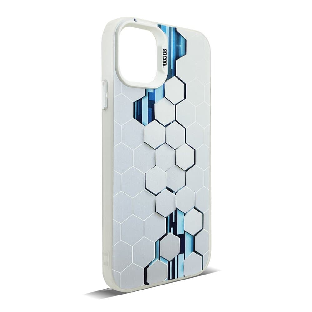 Husa spate pentru iPhone 15 Pro Max- Bozo case Alb
