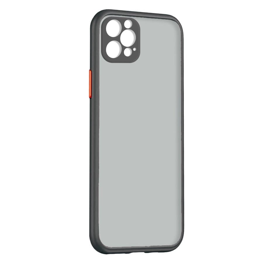 Husa spate pentru iPhone 12 Pro Max - Button Case Albastru / Verde