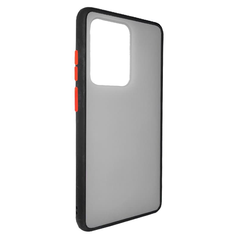 Husa spate pentru Samsung Galaxy S20 Ultra - Button Case Negru / Rosu