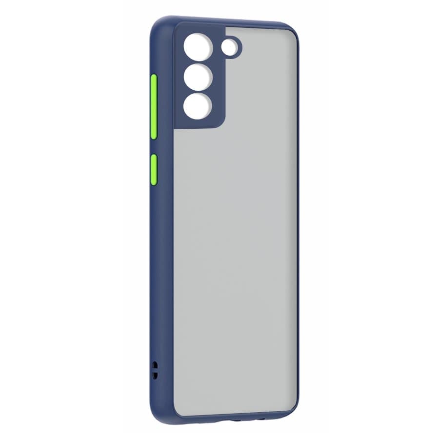 Husa spate pentru Samsung Galaxy S22 - Button Case Albastru / Verde