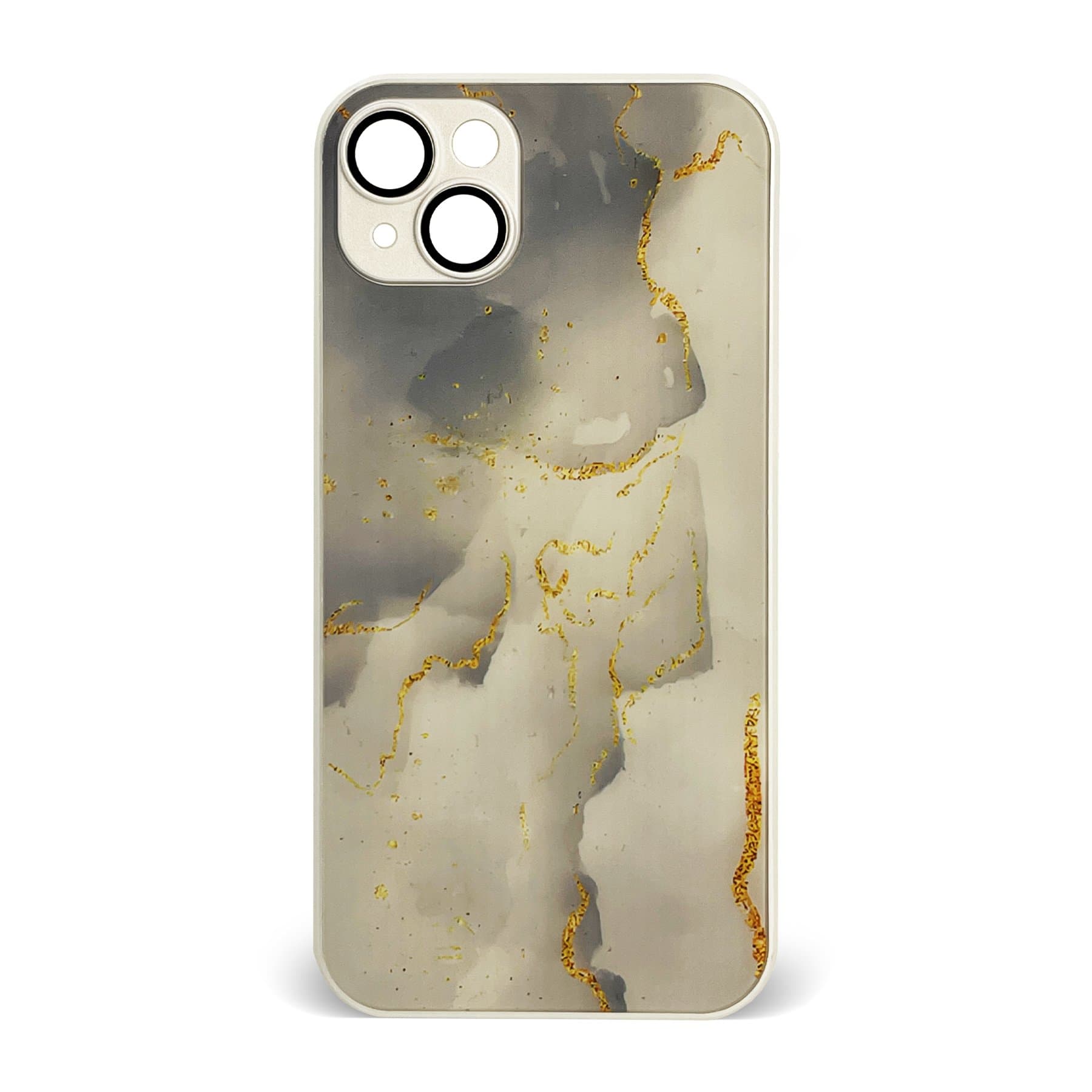 Husa spate pentru iPhone 14 Plus - Deli Case Gold