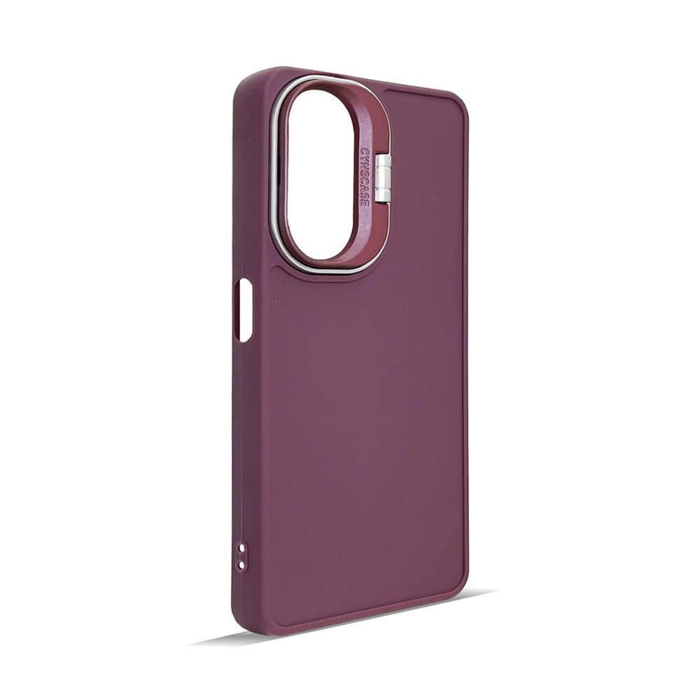 Husa spate pentru Oppo A98 5G- Drop case Kickstand Visiniu