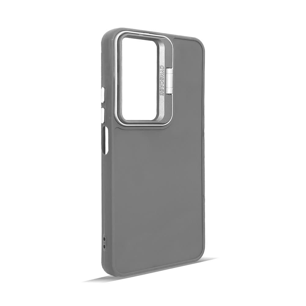 Husa spate pentru Honor 90 Lite- Drop case Kickstand Gri