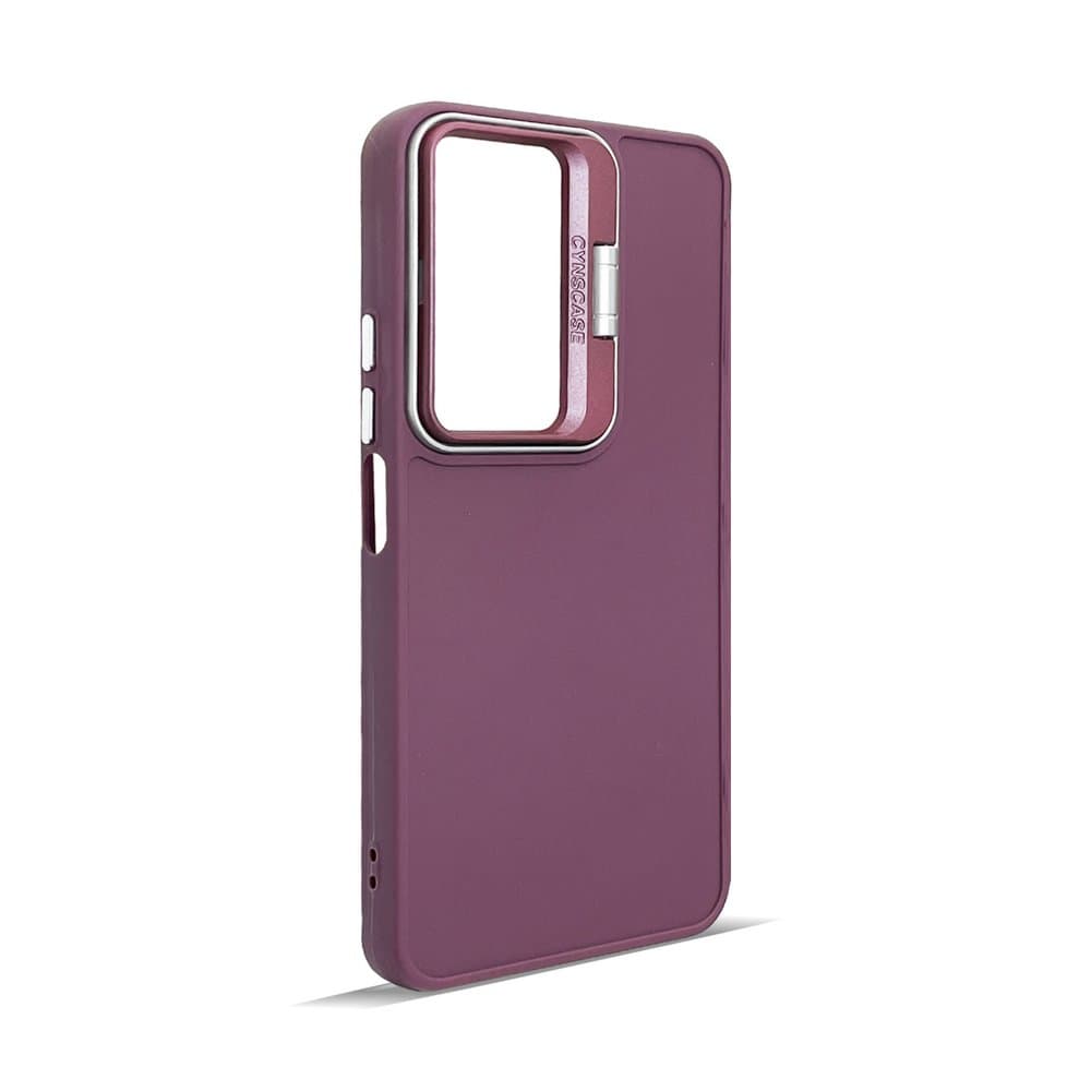 Husa spate pentru Honor 90 Lite- Drop case Kickstand Visiniu