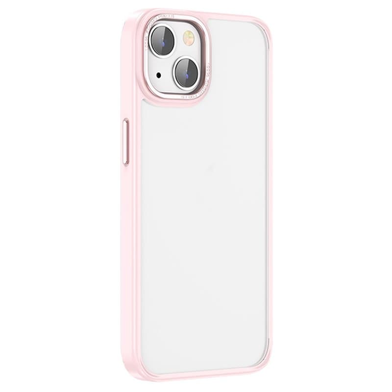 Husa spate pentru iPhone 14 Hoco Frosted Case - Roz
