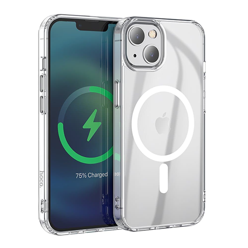 Husa spate pentru iPhone 13 HOCO Premium Magnetic Series - Transparent