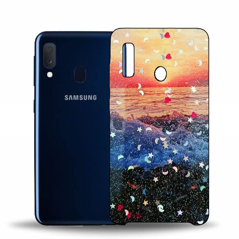 Husa de protectie spate Glamour pentru Samsung Galaxy A20e - Negru