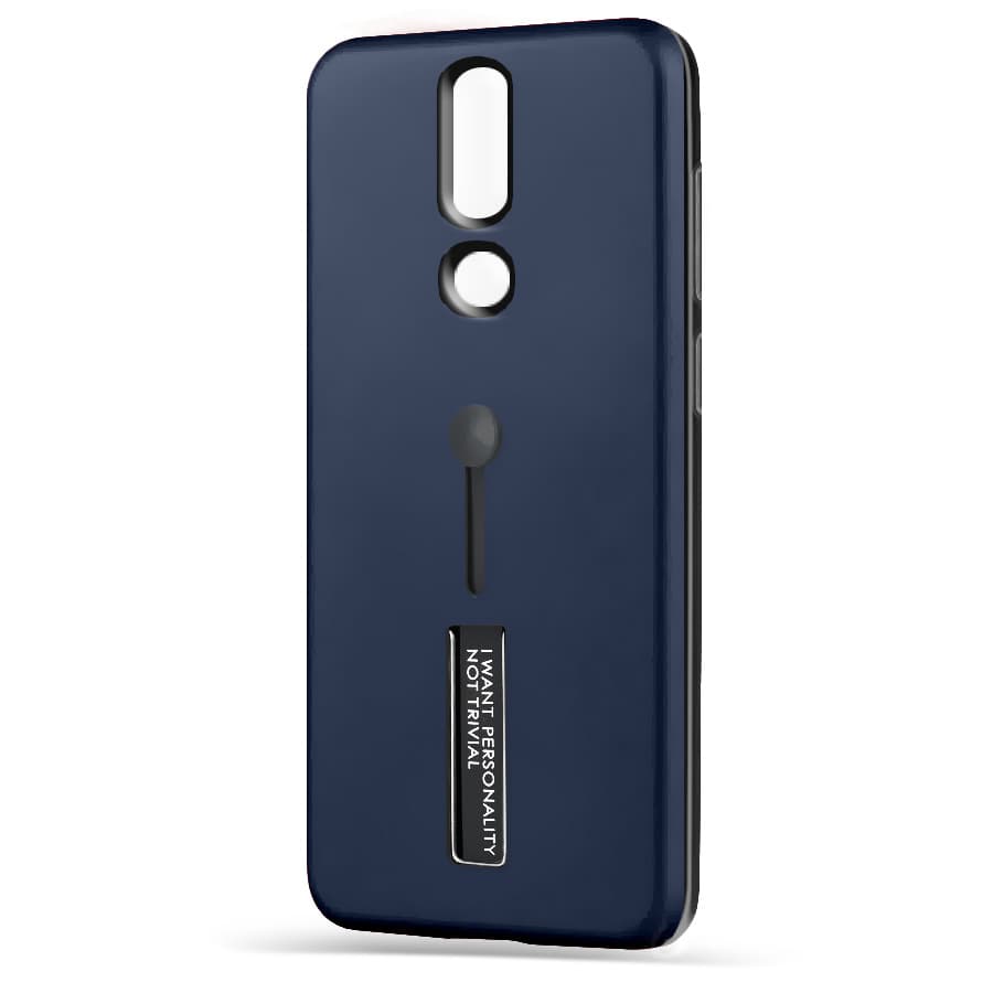 Husa spate pentru Huawei Mate 10 Lite - Hard Case Stand Albastru