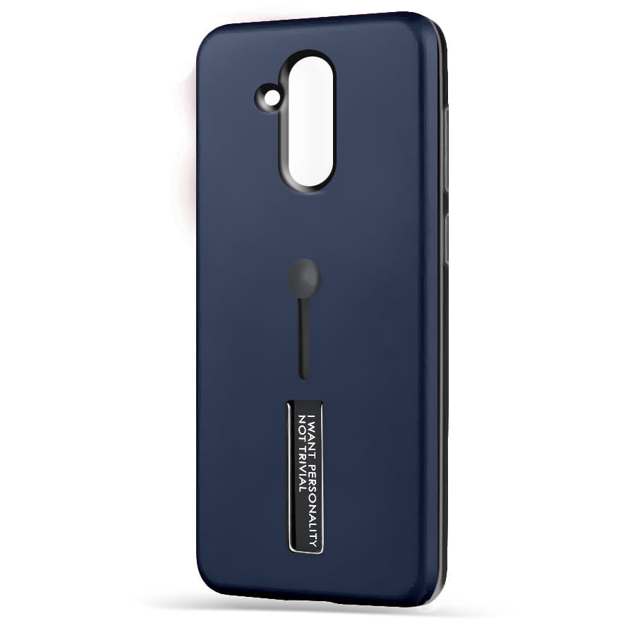 Husa spate pentru Huawei Mate 20 Lite - Hard Case Stand Albastru