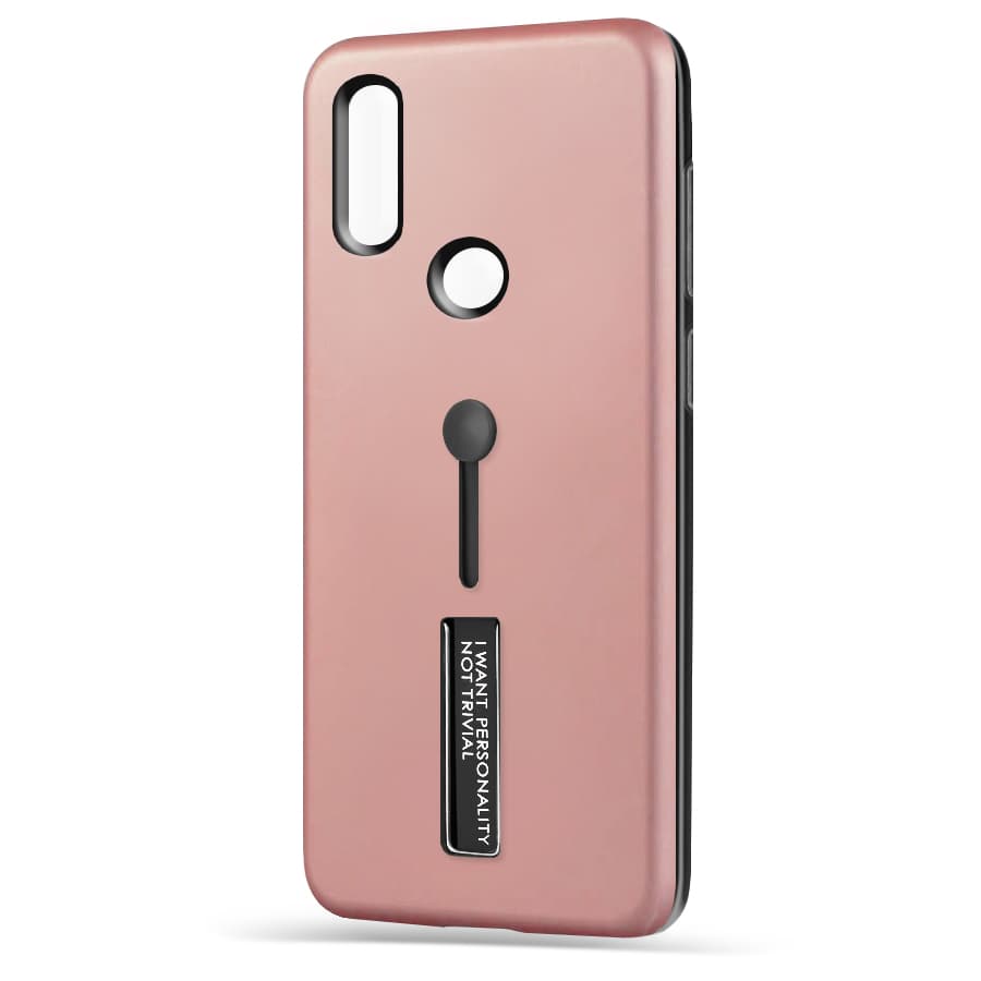 Husa spate pentru Huawei Y6 2019 - Hard Case Stand Rose