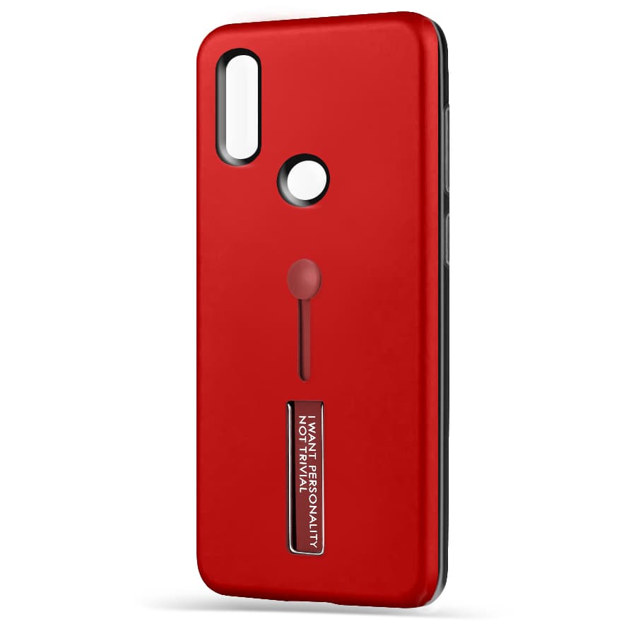 Husa spate pentru Huawei Y6 2019 - Hard Case Stand Rosu