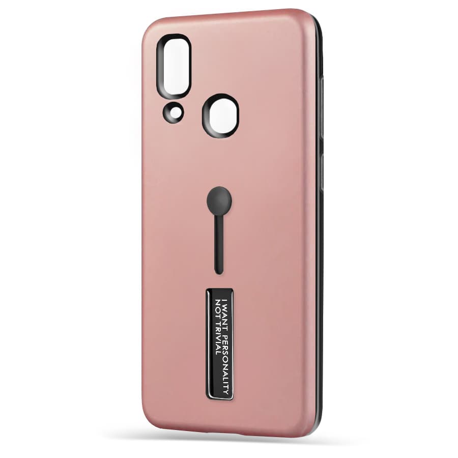 Husa spate pentru Samsung A20e - Hard Case Stand Rose