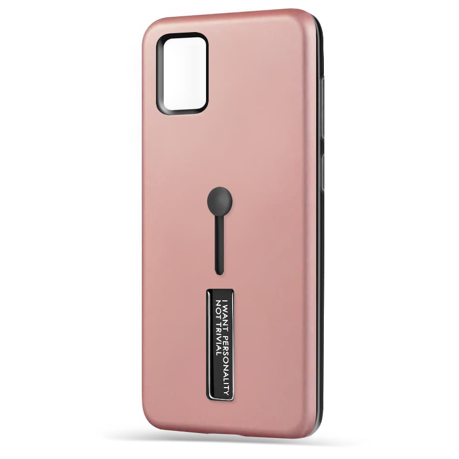 Husa spate pentru Samsung A71 - Hard Case Stand Rose