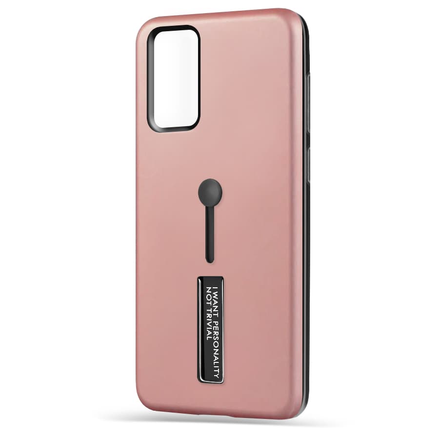 Husa spate pentru Samsung Galaxy Note 20 - Hard Case Stand Rose