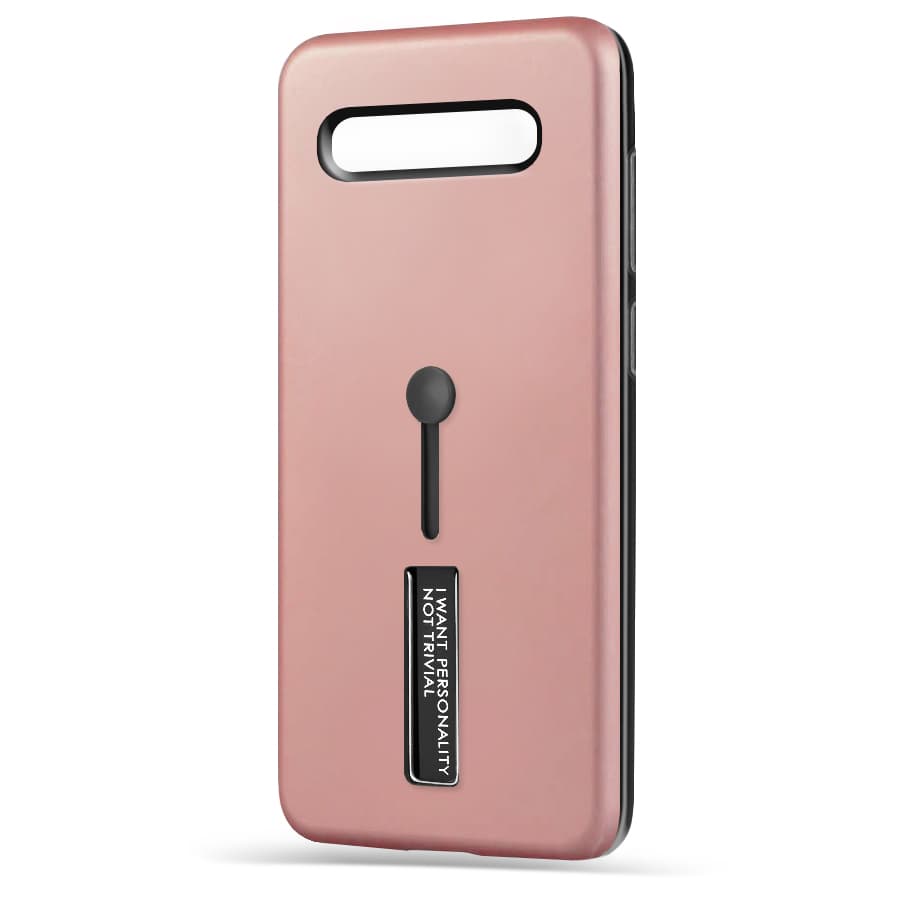 Husa spate pentru Samsung Galaxy S10 Plus - Hard Case Stand Rose