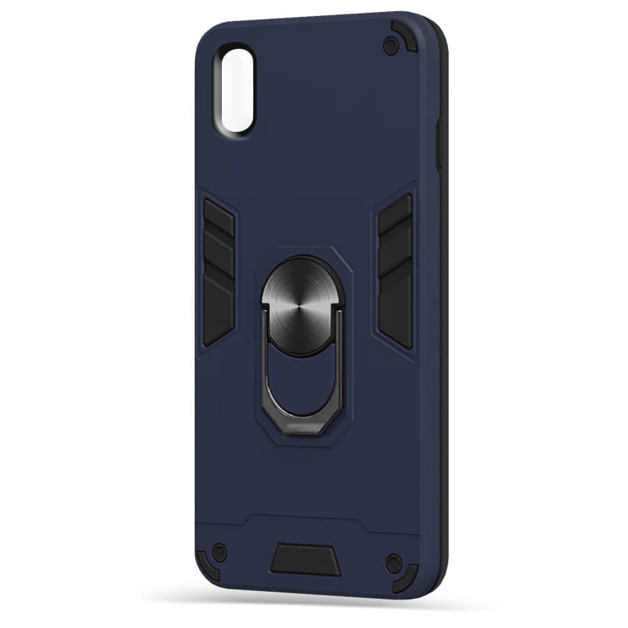 Husa spate pentru Huawei Y5 2019 - Hybrid Case Stand Albastru