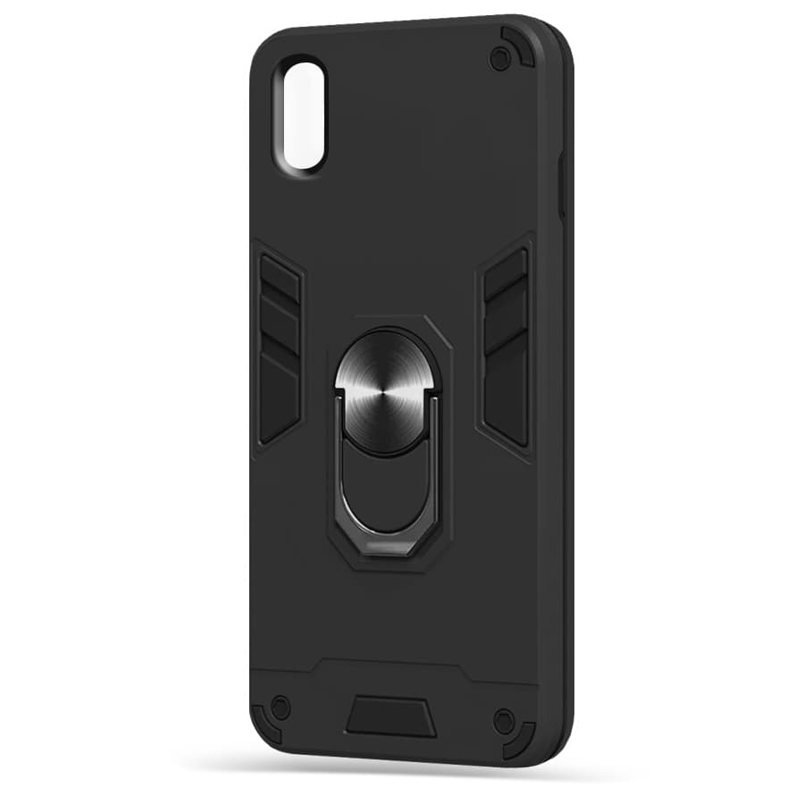 Husa spate pentru Huawei Y5 2019 - Hybrid Case Stand Negru