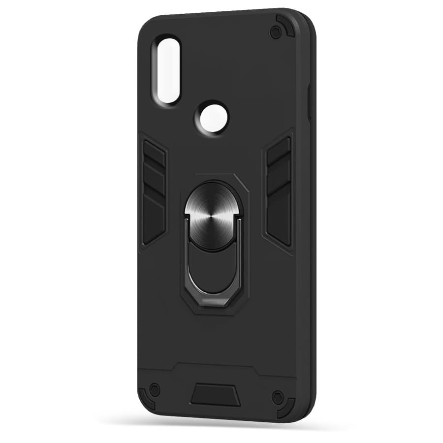 Husa spate pentru Huawei Y6 2019 - Hybrid Case Stand Negru