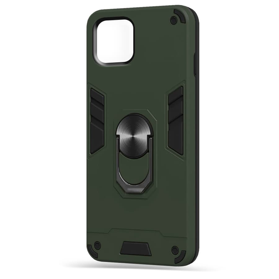 Husa spate pentru iPhone 12 Mini - Hybrid Case Stand Army
