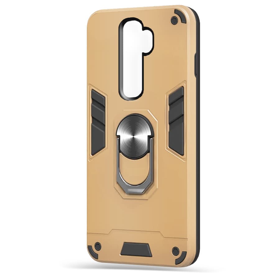 Husa spate pentru Oppo A5 2020 - Hybrid Case Stand Gold